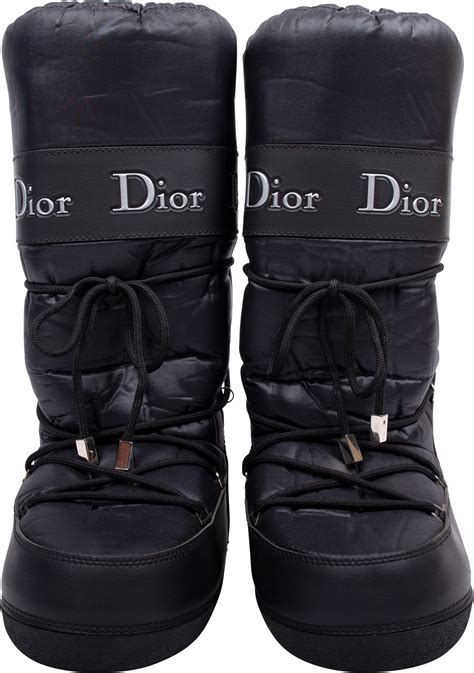 dior leather boot|christian Dior black boots.